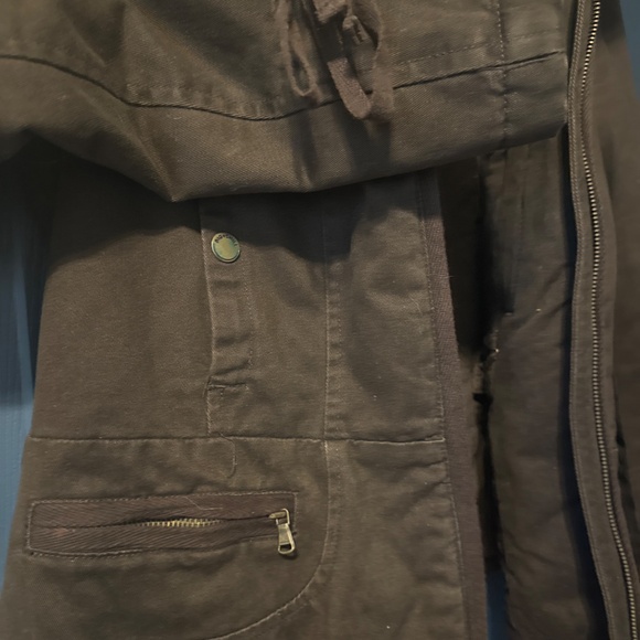 Mid-Waste Vintage Big Chill jacket very warm and stylish with fur tr - Picture 5 of 6